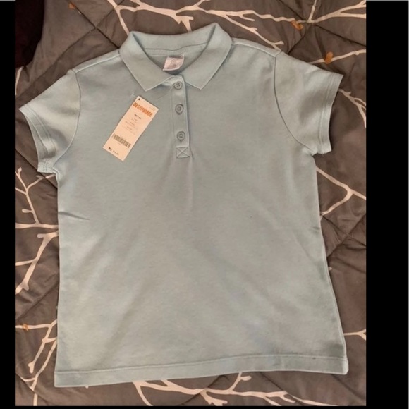 Gymboree Girls Polo Shirt M 7/8 New - Picture 1 of 5